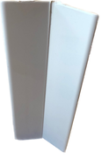 PVC BLANC - Angle intérieur 135  - pour bandeau dilatation de 20 cm